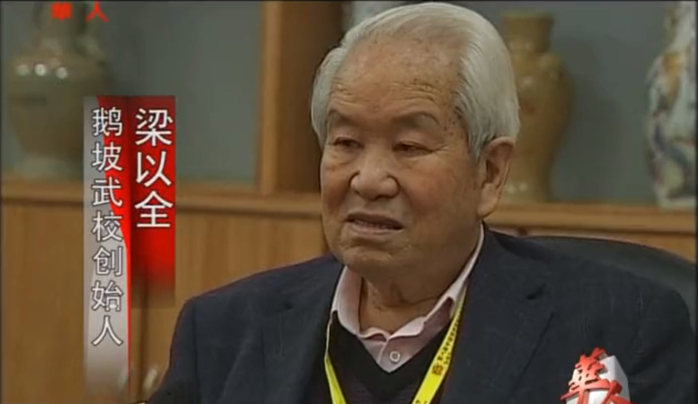 央视网采访鹅坡中专创办人梁以全宗师及鹅坡集