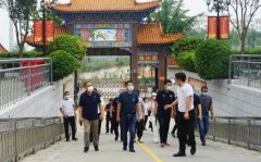鹅坡武校迎接省市联办检查组验收